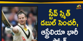 2019 Latest Sport News, 2019 Latest Sport News And Headlines, latest sports news, latest sports news 2019, Mango News Telugu, sports news, Steve Smith Hits 3rd Double Century, Steve Smith Hits 3rd Double Century In Ashes, Steve Smith Hits 3rd Double Century In Ashes Series, Steve Smith Latest Record