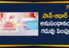 latest political breaking news, Mango News Telugu, national news headlines today, national news updates 2020, national political news 2020, PAN-Aadhaar Linking, PAN-Aadhaar Linking Deadline Extended, PAN-Aadhaar Linking Last Date