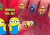 nail,art,#DIY,minion,CARTOON,nails,Drawing,Sketch,color,bob,stuart,kevin,dave,poochi,tools,One,Eye,girls,kids,youngsters,dotting,brush,yellow,bellow,colors,minions,poopaye,baboi,tulaliloo,ti,amo!,para,tu,Cute,Despicable Me 2,paint,your,at home,easy,simple,Decoración de uñas Minions,Easy Halloween Design,Cartoon Characters,carl,phil,fingers,blue,black,White,ready,party,animated