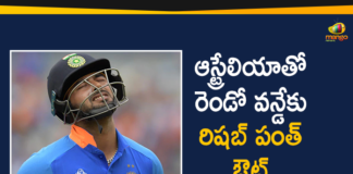 2020 Latest Sport News, 2020 Latest Sport News And Headlines, India vs Australia, India vs Australia 2nd ODI, India vs Australia Match, latest sports news, latest sports news 2020, Mango News Telugu, sports news, Wicket Keeper Rishabh Pant Ruled Out of 2nd ODI
