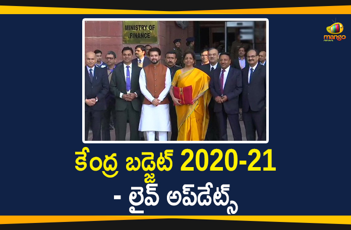 Finance Minister of India, Mango News Telugu, national news headlines today, Nirmala Sitharaman, Parliament Budget Session, Union Budget 2020-21 Live Updates, Union Budget Session, Union Budget Session 2020, Union Budget Session News