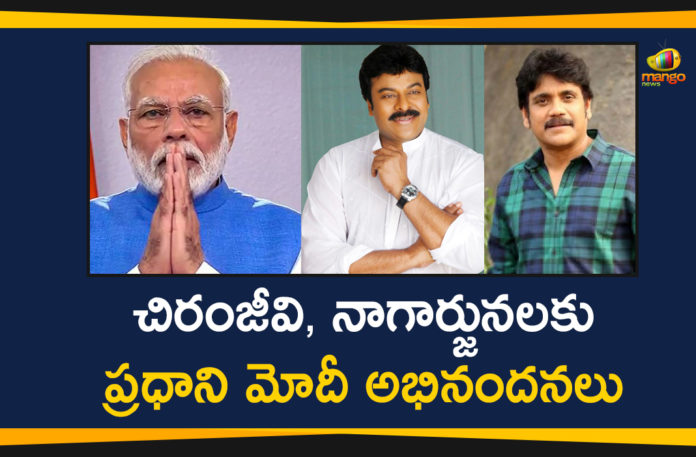 Chiranjeevi, Chiranjeevi Coronavirus Awareness Video, Chiranjeevi On Coronavirus Awareness, Coronavirus Awareness, Modi Appreciates Chiranjeevi and Nagarjuna, Nagarjuna, Nagarjuna Coronavirus Awareness, Nagarjuna Coronavirus Awareness Video, Nagarjuna On Coronavirus, Narendra Modi Appreciates Chiranjeevi, PM Modi, Prime Minister Narendra Modi, Sai Dharam Teja, Varun Tej