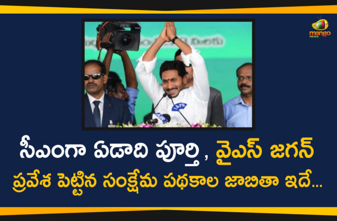 Andhra Pradesh CM, AP CM List Of Welfare Schemes Introduced, AP List Of Welfare Schemes, YS Jagan, YS Jagan Completes One Year As AP CM, YS Jagan first year as Andhra chief minister, YS Jagan List Of Welfare Schemes, YS Jagan One Year As AP CM, YSRCP Completes One Year, YSRCP-led Andhra govt completes one-year rule