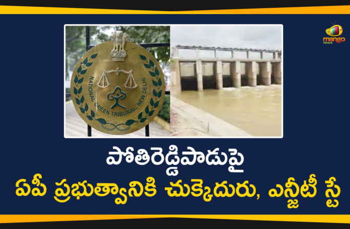 Lift irrigation Scheme, Lift irrigation Scheme on Pothireddypadu, NGT halts Rayalaseema lift irrigation scheme, NGT Imposed a Stay on Lift irrigation Scheme, NGT Stays Pothireddypadu Expansion Scheme, Pothireddypadu, Pothireddypadu Expansion Scheme, Rayalaseema lift irrigation project