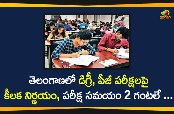 Telangana State Council of Higher Education Issues Guidelines for Degree and PG Exams