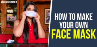 Anchor Syamala, Anchor Syamala Latest Video, Anchor Syamala Latest Videos, Anchor Syamala New Video, Anchor Syamala Videos, DIY Face Mask Sewing Tutorial, How To Make Your Own Face Mask At Home