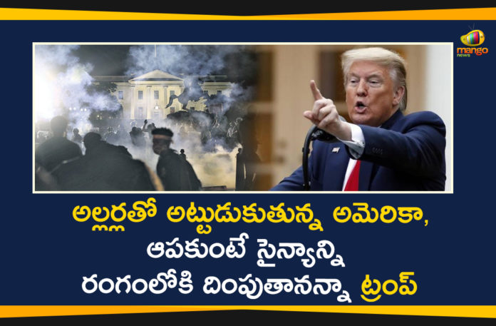 Donald Trump, Donald Trump Announces Plans to Mobilize Military, Donald Trump declares president of law, Mobilize Military Against to Violent Protests, Search Results Web results President Donald Trump, Trump says he will deploy military, Trump threatens to deploy military, Trump warns governors