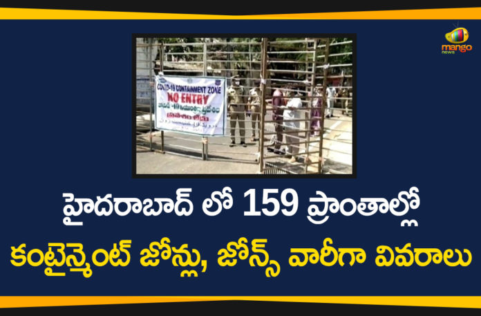 Containment Zones, Containment Zones In Hyderabad, Coronavirus Updates, Hyderabad, Hyderabad Coronavirus, Hyderabad Coronavirus News, Hyderabad Coronavirus Updates, Hyderabad List of Containment Zones, List of Containment Zones, telangana, Telangana Containment Zones in Hyderabad