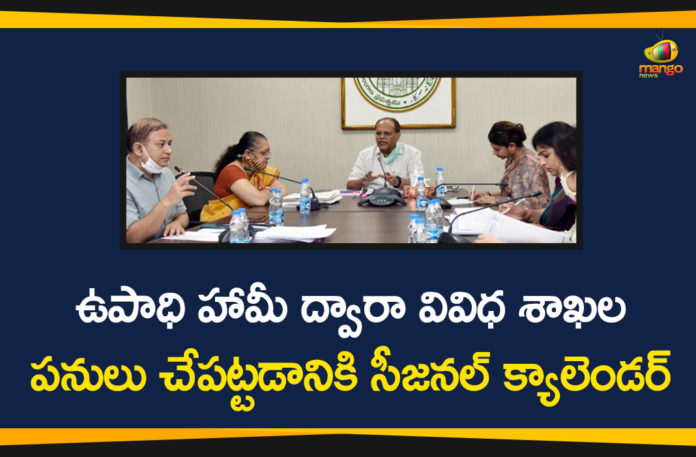 Convergence of MGNREGS Works, mgnrega convergence, mgnrega convergence with other schemes, MGNREGS Works, Somesh Kumar, Telangana Chief Secretary, Telangana Chief Secretary Somesh Kumar, Telangana CS, Telangana CS Somesh Kumar, Telangana CS Somesh Kumar Meeting