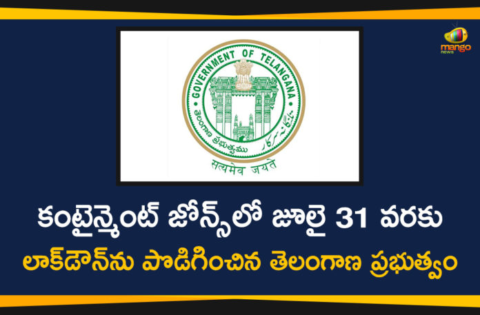 telangana, Telangana Containment Zones, Telangana Govt Extends Lockdown, Telangana Govt Extends Lockdown Till July 31st, Telangana Lockdown, Telangana Lockdown News, Telangana News