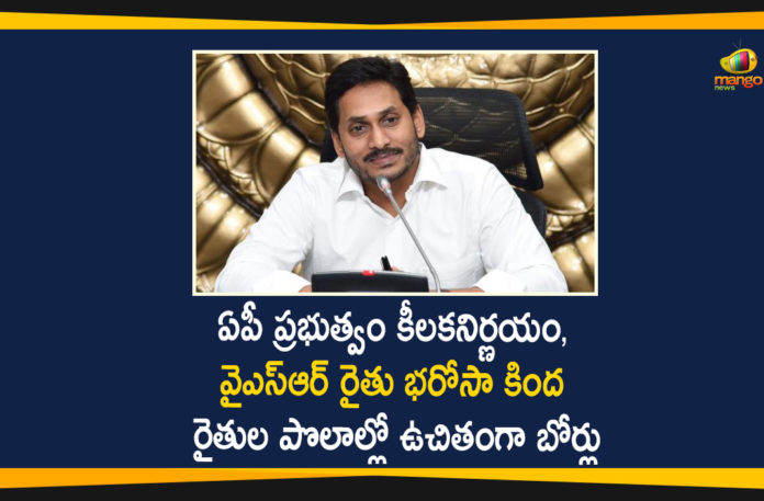 AP Free Borewell Scheme, AP Govt Announces Free Borewell Scheme, AP Govt Announces Free Borewell Scheme to Farmers, Free Borewell Scheme In AP, Free Borewell Scheme to Farmers Under Rythu Bharosa, Rythu Bharosa, YSR Rythu Bharosa Centers, YSR Rythu Bharosa Scheme