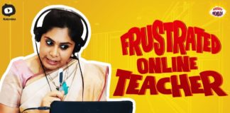 frustrated woman as frustrated online teacher,latest telugu web series,khelpedia,frustrated woman,teacher,students,schools,online classes,online education,education,school,lockdown,pandemic,telugu comedy videos,frustrated woman new episode,comedy videos 2020,funny telugu videos 2020,latest telugu comedy videos 2020,frustrated woman sunaina,online teacher,teachers,New episode of frustrated woman,new comedy videos 2020,quarantine,frustrated woman videos