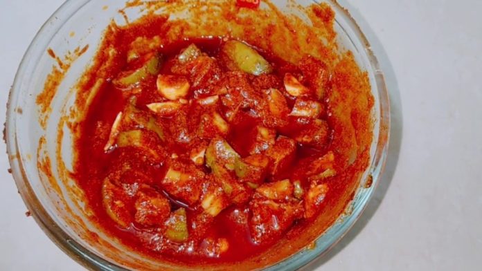 ఉల్లి అవకాయ్ పచ్చడి!,Andhra Style Mango Pickle Recipe,Sahasras Kitchen,mango pickle,mango pickle recipe,mango pickle making video,mango pickle making,how to make mango pickle,how to make mango pickle recipe,how to make mango chunteny,south indian pickle,andhra pickle,summer season pickles,village style food,avakaya pickle,andhra manago pickles,indian pickles,indian recipes,andhra style pickles