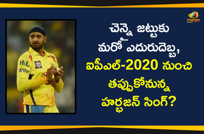 CSK star Harbhajan Singh, Harbhajan Singh 2nd CSK player, Harbhajan Singh Decides to Skip IPL-2020, Harbhajan Singh follows Suresh Raina, Harbhajan Singh IPL 2020, Harbhajan Singh likely to miss IPL 13, Harbhajan Singh pulls out of IPL 2020, Harbhajan Singh to skip IPL 2020, IPL 2020, Spinner Harbhajan Singh