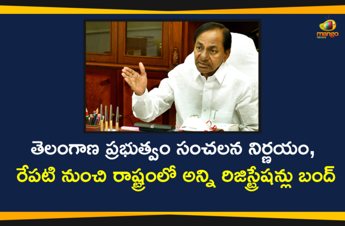 Govt Stops All Types of Registrations, telangana, Telangana Breaking News, Telangana Govt, Telangana Govt Orders to Stop All Types of Registrations, Telangana Govt Stops All Types of Registrations, Telangana News, Telangana Political News, Telangana Stops All Types of Registrations