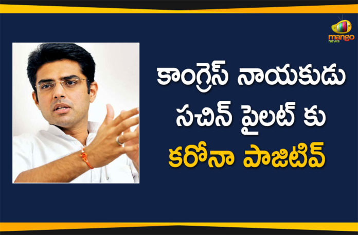 Congress Leader Sachin Pilot Tested Positive for Coronavirus