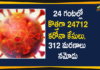 India Records 24712 New Covid-19 Cases and 312 Deaths in Last 24 Hours,Coronavirus Cases In India, Coronavirus In India,Coronavirus India Live Updates, Coronavirus Live Updates, Coronavirus Positive Cases List, COVID 19 Deaths, COVID-19, COVID-19 Cases in India,COVID-19 Daily Bulletin,Covid-19 In India,Covid-19 Latest Updates, COVID-19 New Live Updates,Covid-19 Positive Cases,India Coronavirus,India COVID 19,India Covid-19 Deaths Report, India Covid-19 Latest Reports,India COVID-19 Reports,India Covid-19 Updates,India New COVID 19 Cases,Mango News,Mango News Telugu,India Covid-19 24712 Positive Cases,India Records 24712 New Covid-19 Cases