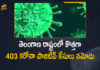 Covid-19 in Telangana: 403 New Positive Cases Reported on Mar 28th,Mango News,Mango News Telugu,403 New Positive Cases Reported on Mar 28th In Telangana,403 New Positive Cases Reported In Telangana,Covid-19 in Telangana,Covid-19,Covid-19 Telangana,Covid-19 Cases In Telangana,2021 Covid-19 Cases In Telangana