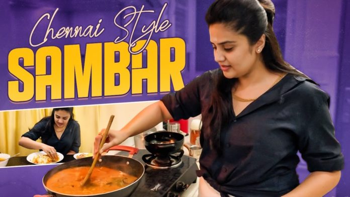 Chennai Style Sambar,Sambar Recipe,Latest Cooking Videos,Sreemukhi Cooking,Sreemukhi,Sreemukhi Latest Video,Anchor Sreemukhi,Best Cooking Videos,Sreemukhi Latest,Sreemukhi Family,Latest Videos on Cooking,Telugu Celebrities Cooking Videos,Celebrity Cooking Videos,Cooking with Family,Latest Cooking Videos by celebrities,sambar recipe,sambar masala powder recipe,chennai sambar recipe,chennai sambar recipe in telugu,chennai sambar in telugu,Tollywood Anchor