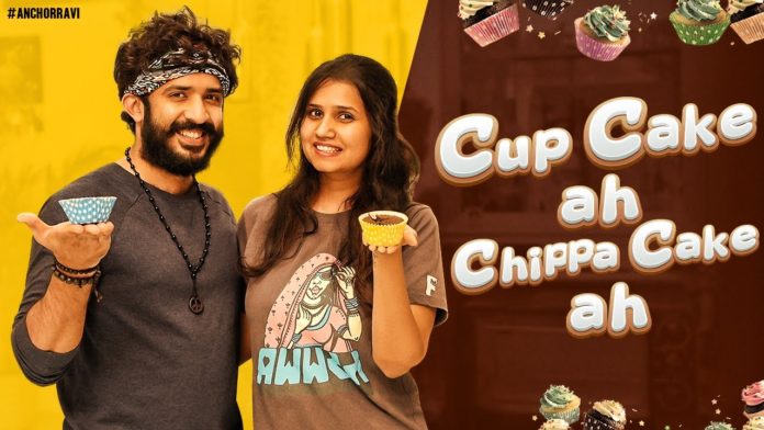CupCake Ahh ChippaCake Ahh,Anchor Ravi,Nitya Saxena,CupCake Recipe,Bake #WithMe,Ravi and Nitya,Anchor Ravi Baking Videos,Anchor Ravi cooking videos,Anchor Ravi challenge videos,Anchor Ravi Latest videos,Anchor Ravi new video,Anchor Ravi Youtube channel,Nitya Saxena baking videos,Anchor Ravi Wife,Lockdown baking videos,How to make cupcakes,Cupcakes making in telugu,celebrity baking videos,Nitya,ravi,Anchor Ravi cupcakes video,choclate cupcakes,cup cake