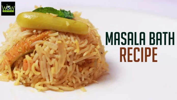 How to Make Masala Bath at Home? - Wow Recipes, Masala Bath Recipe,How to Make Masala Bath at Home,Online Kitchen,Wow Recipes,Masala Bath, Masala Bath Recipe in Telugu,How to Make Masala Bath,How to Make Masala Bath Recipe at Home, How to Cook Masala Bath,How to Cook Masala Bath at Home,Cooking Videos,Cookery Shows, Cooking Videos in Telugu,Cookery shows in Telugu,Easy Recipes,Tasty Recipes,Simple Recipes, Mango News, Mango News Telugu,