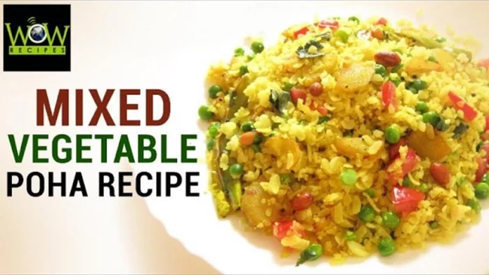 How to Make Mixed Vegetable Poha Recipe WOW Recipes, Mixed Vegetable Poha Recipe,How To Make A Quick U0026 Healthy Breakfast,Healthy Recipes,Quick Breakfast Recipes,Quick Breakfast Recipes Indian,Poha Recipe In Telugu,Poha Recipe,Poha,Easy Breakfast Recipe,Wow Recipes,Recipe,Mixed Veg Poha,Mixed Vegetables,Flattened Rice (Food),Vegetable (Food),Breakfast (Type Of Dish),Cooking (Interest),Multiracial (Ethnicity),Kitchen,Junk Food (Cuisine),Kitchen Tips,Dinner, Mango News, Mango News Telugu
