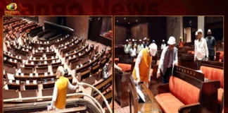 PM Modi Makes Surprise Visit to the New Parliament Building Inspects Various Works For Over An Hour,PM Modi Makes Surprise Visit to the New Parliament,PM Modi Inspects Various Works of Parliament Building,PM Modi Inspects Various Works For Over An Hour,Mango News,Mango News Telugu,PM Modi Surprise Visit Latest News,New Parliament Building Latest Updates,Indian PM Narendra Modi,Narendra modi Latest News and Updates,PM Modi Parliament Visit News Today