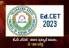 TS EdCET-2023 Schedule Released, Entrance Exam to be held on May 18th