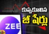 Big Shock for Zee Entertainment Shares Fell Heavily, Big Shock for Zee Entertainment, Shares Fell Heavily, Zee Entertainment Shares Fell Heavily, Zee Entertainment, ZEE, Sony India, ZEE Shares, Zee Stock Update, Latest Zee Entertainment Shares News, Zee Shares Downfall, Share Market, Indian Stock Market, Mango News, Mango News Telugu