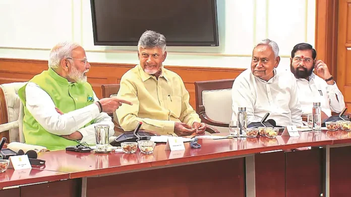 Four TDP MPs Get A Place In Modi's Cabinet, TDP MPs In Modi's Cabinet, Modi's Cabinet, Central Ministers, TDP MPs Got Chance in Modi Cabinet, TDP MPs, Modi's Cabinet, Chandrababu Naidu, AP, BJP, Political News, Indain Politics, Mango News, Mango News Telugu