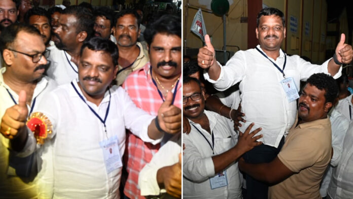 Teenmar Mallanna Victory In Graduate MLC Elections, Victory In Graduate MLC Elections, Teenmar Mallanna Victory, Teenmar Mallanna Win In MLC, Teenmar Mallanna MLC, Teenmar Mallanna, Graduate MLC Elections, Warangal, khammam, Nalgonda, Revanth Reddy, KCR, COngress, Telangana Elections Results, TS Politics, TS Live Updates,Political News, Mango News, Mango News Telugu