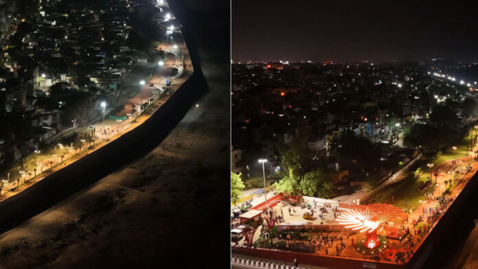 The Retaining Wall That Saved The People Of Vijayawada, Retaining Wall That Saved The People, Retaining Wall Of Vijayawada, Retaining Wall, Bejawada, Retaining Wall Credit, Vijayawada Floods, Vijayawada Retaining Wall Constructed By Whom, Vijayawada Floods, Rain Alert, Officials Have Been Alerted, Heavy Rain Are Falling Across AP, Heavy Rain In AP, Weather Report, Red Alert, AP, Heavy Rain, Andhra Pradesh, AP Rains, AP Live Updates, Political News, Mango News, Mango News Telugu