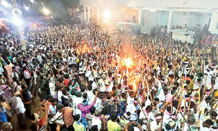 70 People Injured In Stick Fight In Devaragattu