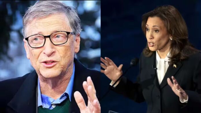 Bill Gates Huge Donation To Support Kamala Haris, Donation To Support Kamala Haris, Bill Gates Huge Donation, Support Kamala Haris, Bill Gates, Kamala Harris, US Presidential Election, Election Campaigns, President Of The United States, US Elections, America, Kamala Harris, Donald Trump, USA, America Elections, US Elections 2024, US Political News, Political News, Mango News, Mango News Telugu