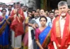 On The Occasion Of Tirumala Brahmotsavam CM Chandrababus Couple Presented Silk Clothes To Shri Venkateswara Swami, Silk Clothes To Shri Venkateswara Swami, Tirumala Brahmotsavam Updates, Tirumala Brahmotsavam News, CM Chandrababu’s Couple Presented Silk Clothes To Shri Venkateswara Swami, Srivari Pattu Vastralu, Tirumala Brahmotsavam, Thirumala Laddu Issue, Varahi Declaration, TTD, Tirumala, Tirumala Tirupati, Venkateswara Swamy, Tirupati, Latest Tirupati News, Andhra Pradesh, AP Live Updates, Live Updates, Breaking News, Headlines, Live News, Mango News, Mango News Telugu