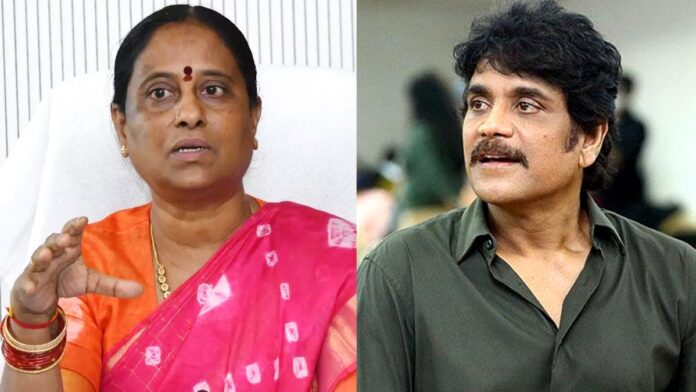 Tollywood Jump From Hyderabad To AP, Tollywood Jump From Hyderabad, Tollywood Jump, Konda Surekha Effect, Tollywood, Tollywood In Amaravathi, Minister Konda Surekha Comments, Naga Chaitanya, Nagarjuna, Samantha, Konda Surekha Issues Clarification, Slip Of Tongue, Minister Konda Surekha, Tollywood Moves To AP, Tollywood, Tollywood News, Tollywood Latest News, Tollywood Updates, Live Updates, Breaking News, Headlines, Live News, Mango News, Mango News Telugu