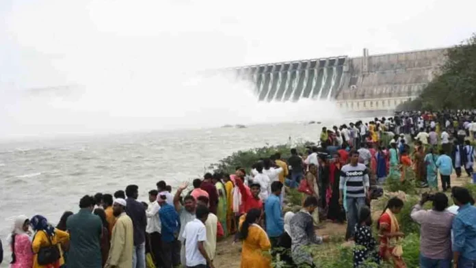 Nagarjuna Sagar Is Hit By The Increased Number Of Tourists, Nagarjuna Sagar Tourists, Nagarjuna Sagar Increased Number Of Tourists, Increased Number Of Tourists In Nagarjuna Sagar, Lifting Of Gates Of Nagarjunasagar Project, Nagarjuna Sagar, Increased Number Of Tourists, Nagarjuna Sagar Latest News, Telangana, TS Politics, TS Live Updates, Live Updates, Breaking News, Headlines, Live News, Mango News, Mango News Telugu