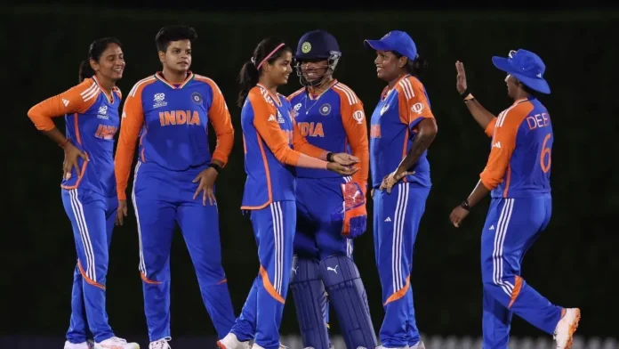 Team India Defeated Sri Lanka In The T20 World Cup, Team India Defeated Sri Lanka, Team India Won, Harmanpreet Singh, ICC T20 World Cup, India Win Over Sri Lanka, India Women’S Team, Shafali Verma, Smriti Mandhana, T20 Series, Team India, T20 Match, Cricket, Latest Cricket News, Cricket Live Updates, India, BCCI, Sports News, Sports Live Updates, Mango News, Mango News Telugu