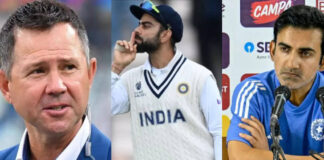 Gambhir Forgets To Be A Head Coach And Talks About Ricky Potting, Gambhir Forgets To Be A Head Coach, Talks About Ricky Potting, Team India Head Coach, Head Coach, Border Gavaskar Trophy, Goutham Gambir, Ricky Ponting, Virat Kohli, Border Gavaskar Trophy, Icc Test World Championship, Cricket, Latest Cricket News, Cricket Live Updates, India, BCCI, Sports News, Sports Live Updates, Mango News, Mango News Telugu