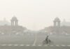 Heavy Air Pollution In Delhi