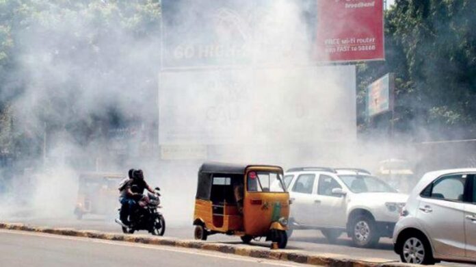 Hyderabad Pollution Enters Danger Zone, Hyderabad Danger Zone, Air Pollution, Hyderabad Pollution, Pollution In Hyderabad, Air Pollution In Hyderabad Is Increasing, AQI, Hyderabad Air Pollution, Hyderabad Pollution, Pollution, Hyderabad, Hyderabad Live Updates, Hyderabad Politics, Weather Updates, Telangana Weather Update, Telangana, TS Live Updates, Mango News, Mango News Telugu