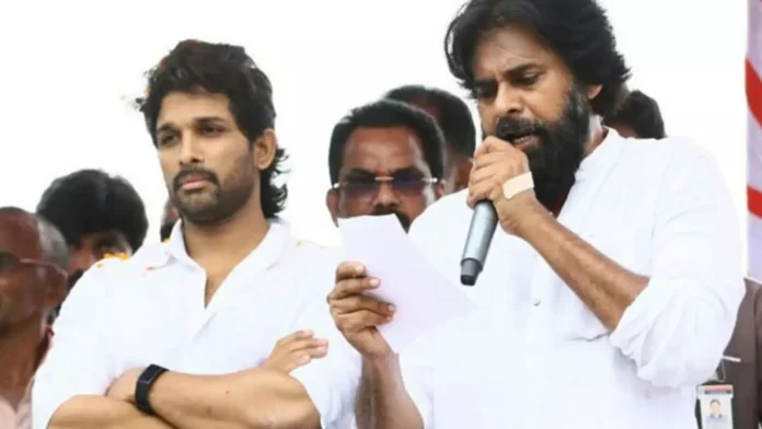 Allu Arjun Thanks Pawan Kalyan, Thanks To Pawan Kalyan, Allu Arjun Thanks, Deputy CM Pawan Kalyan, Pushpa 2 Movie, Pushpa 2 Grand Release, Pushpa 2 Release On December 5Th, Pushpa 2 New Records, Allu Arjun Sets New Records, Pushpa Release, Allu Arjun, Pushpa 2, Pushpa 2 Tckets, Indian Cinema, Rashimka, Sukumar, Pushpa 2 Movie, Pushpa 2 Latest News, Allu Arjun Pushpa 2 Movie, Tollywood, Tollywood News, Tollywood Latest News, Tollywood Updates,Mango News, Mango News Telugu
