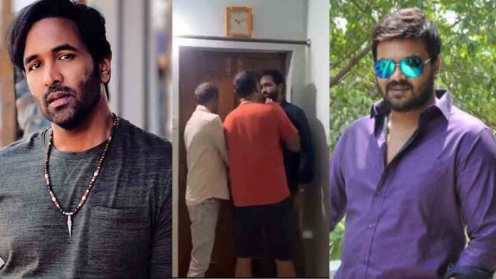 Manchu Family Tensions Escalate Bouncers Hospital Visits And Family Feud Unfolds, Manchu Family Tensions, Family Feud Unfolds, Manchu Family Fighting, Fighting Between Manchu Family, Manchu Family Dispute, Manchu Manoj, Manchu Vishnu, Mohan Babu Residence, Manchu Family Tensions Escalate Bouncers, Mohan Babu, Manoj, Tollywood, Tollywood News, Tollywood Latest News, Tollywood Updates,Mango News, Mango News Telugu