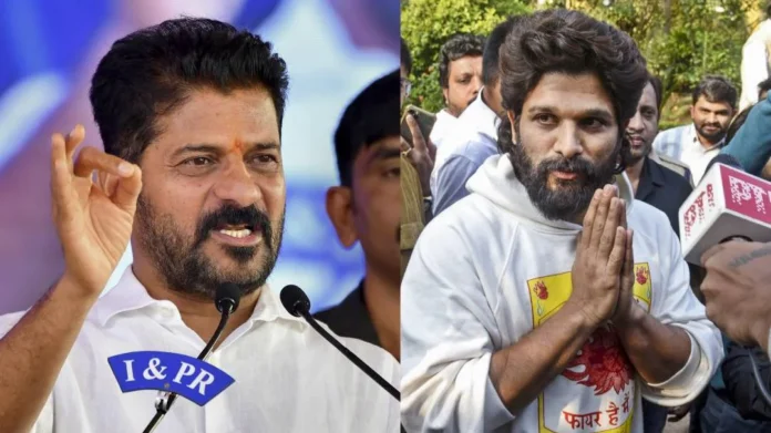 Pushpa 2 Stampede CM Revanth Reddy Slams Allu Arjuns Behavior, CM Revanth Reddy Slams Allu Arjuns Behavior, Revanth Reddy Slams Allu Arjun, Allu Arjun Controversy, Pushpa 2 Stampede, Revanth Reddy Remarks, Theater Premiere Tragedy, Victim’s Family, Pushpa 2 Controversy, Sandhya Theater, Actor Allu Arjun Arrested, Allu Arjun Sent To Jail, Indian Cinema, Allu Arjun, Rashimka, Sukumar, Pushpa 2 Movie, Pushpa 2 Latest News, Allu Arjun Pushpa 2 Movie, Tollywood, Tollywood News, Tollywood Latest News, Tollywood Updates,Mango News, Mango News Telugu