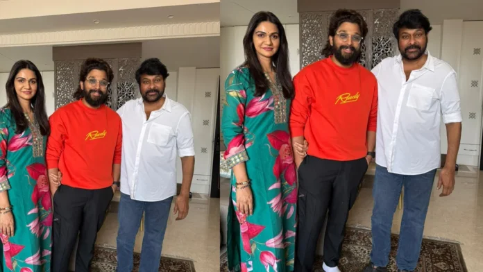 Allu Arjun Meets Chiranjeevi The Intriguing Reasons Behind This Family Reunion,Allu Arjun Jail Release,Allu Arjun Meets Chiranjeevi,Pushpa 2 Controversy,Sandhya Theater Stampede,Tollywood Mega Family,Latest Tollywood News,Movie News,Chiranjeevi,Mega Star Chiranjeevi,Allu Arjun,Allu Arjun Movies,Allu Arjun Latest News,Allu Arjun Pushpa 2 Controversy,Pushpa 2,Pushpa 2 Movie,Pushpa 2 The Rule,Allu Arjun And Wife Sneha Meet Chiranjeevi,Sneha,Pushpa 2 Stampede Case,Allu Arjun Meets Megastar Chiranjeevi Residence,Icon Star Allu Arjun Met Megastar Chiranjeevi,Allu Arjun Meets Megastar Chiranjeevi Along With Wife Allu Sneha Reddy