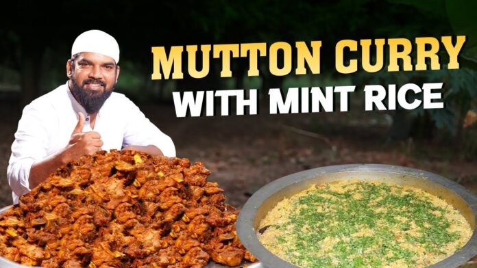 Mutton Curry With Mint Rice