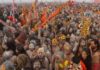 Saints Are A Special Attraction At The Kumbh Mela, Saints Are A Special Attraction, Special Attraction At The Kumbh Mela, Special Attraction Of Saints, Mahakumbh Mela, Prayagraj, The Hustle And Bustle Of Akharas, The Kumbh Mela, Kumbh Mela, Kumbh Mela A Grand Festival, Maha Kumbh Mela Prayagraj 2025, Maha Kumbh Mela 2025,Ganga, Godavari, Kaveri, Prayagraj, Tungabhadra, Yamuna, India, National News, Live Updates, Breaking News, Headlines, Live News, Mango News, Mango News Telugu