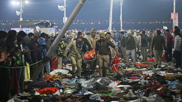 Stampede At Maha Kumbh Mela 17 Dead Over 40 Injured In Prayagraj