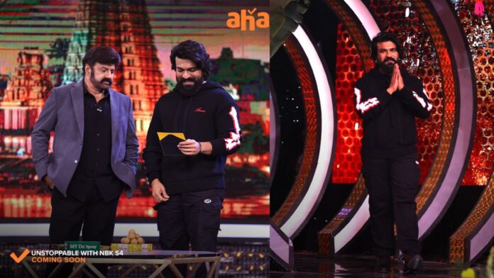Unstoppable 4′ Ram Charan Episode Highlights, Ram Charan Episode Highlights, Unstoppable 4, Unstoppable 4 Episode Highlights, Ram Charan Unstoppable 4 Episode, Balakrishna, Dil Raju, Prabhas, Ram Charan, Sharwanand, Unstoppable, Game Changer Movie, Game Changer, Unstoppable Show, Balakrishna Unstoppable Show, Tollywood, Tollywood News, Tollywood Latest News, Tollywood Updates, Live Updates, Breaking News, Headlines, Live News, Mango News, Mango News Telugu