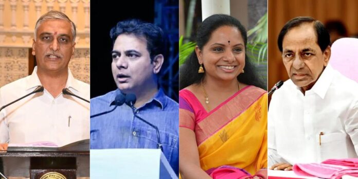 Sounds Of Unity On The Outside Cold War On The Inside, Sounds Of Unity, Cold War On The Inside, KCR, BRS, Harish Rao, Harish Rao Vs KTR, Kavitha, KTR, Issues In KCR Family, Hyderabad, Hyderabad Live Updates, Latest Hyderabad News, Telangana, TS Politics, TS Live Updates, Political News, Mango News, Mango News Telugu